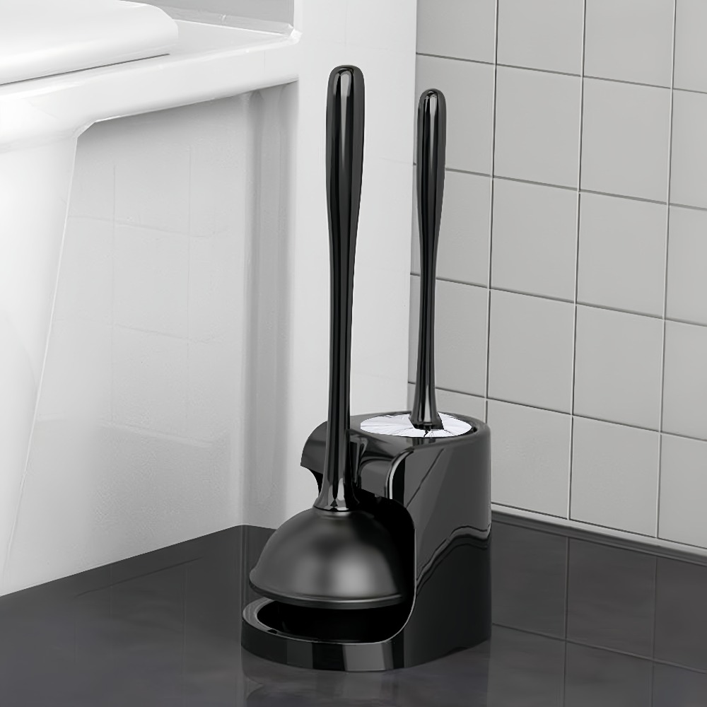 Plunger Toilet - Combo de escobilla y desatascador para