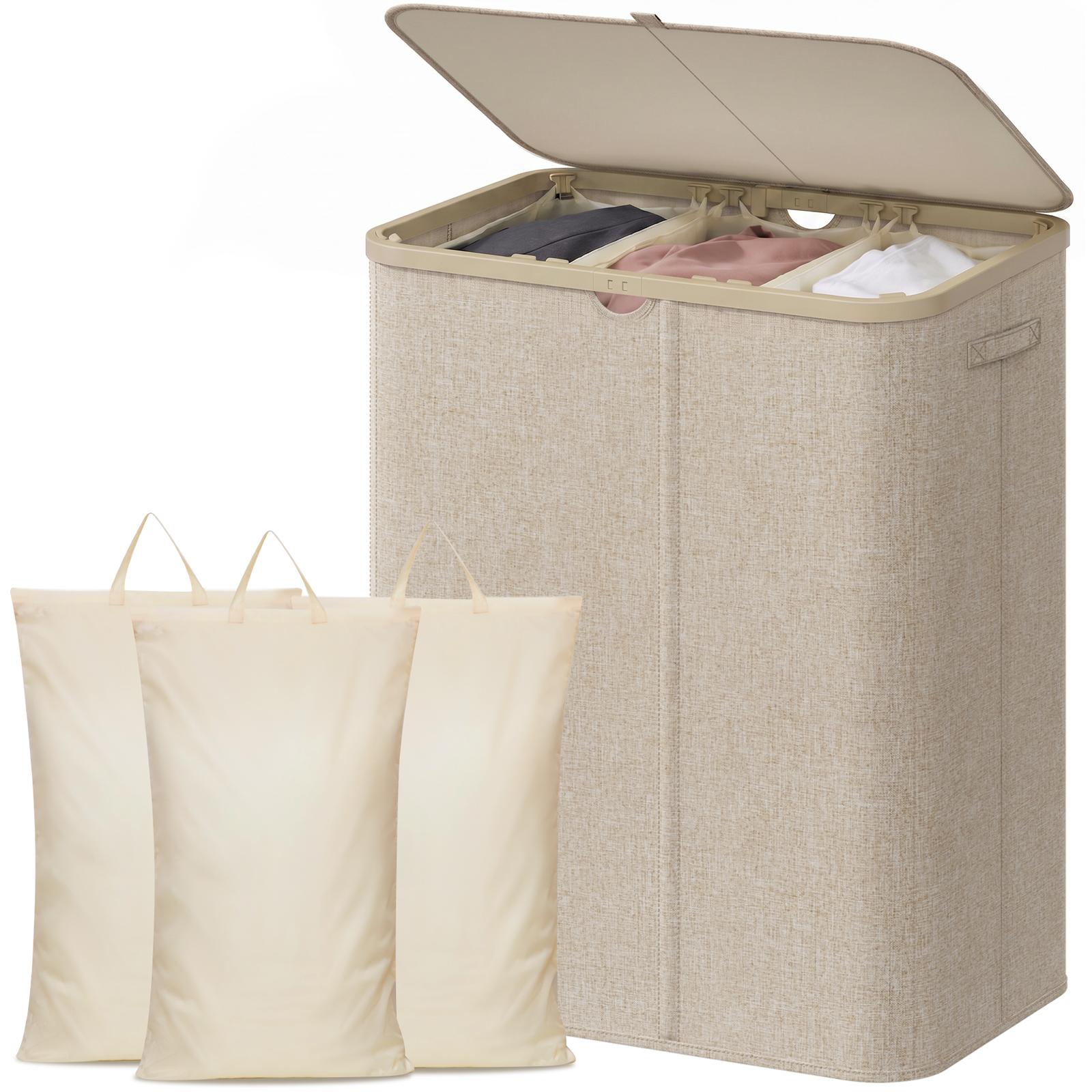 Home Essentials Bathroom Storage - Cesto de ropa sucia de plástico