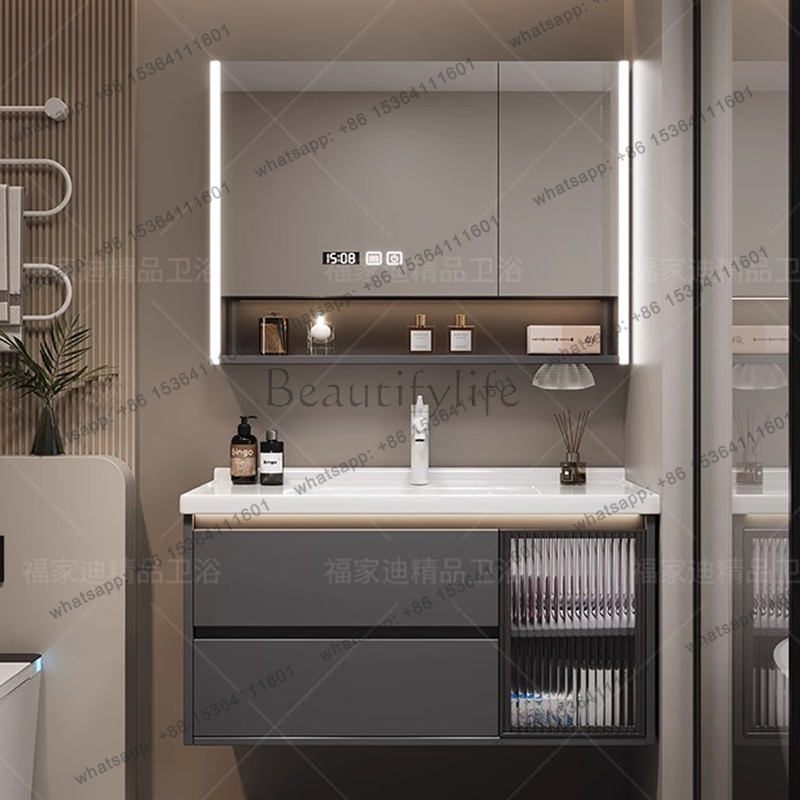 Home Bathroom Vanity Combo - Mueble de Baño Moderno de Lujo