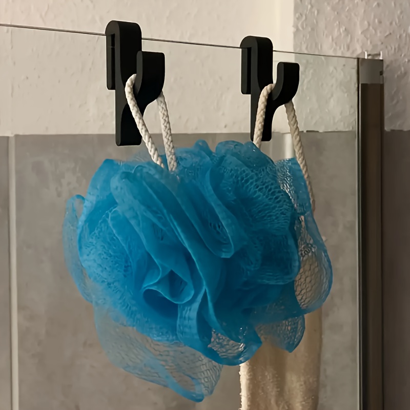Home Essentials Bathroom Storage - Juego de 2 ganchos para puertas