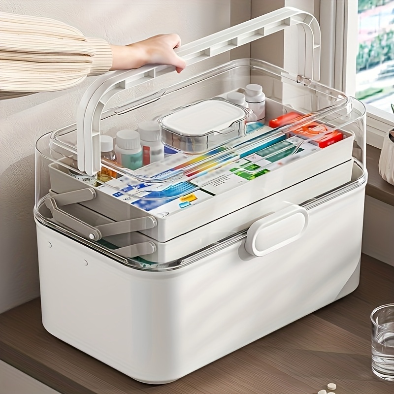 Home Edit Bathroom Storage - Caja de Almacenamiento de Medicamentos con