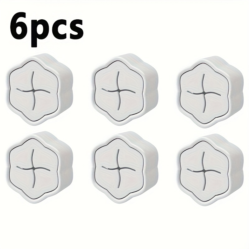 Home Edit Bathroom Storage - 6 Ganchos Adhesivos para Toallas, Sin