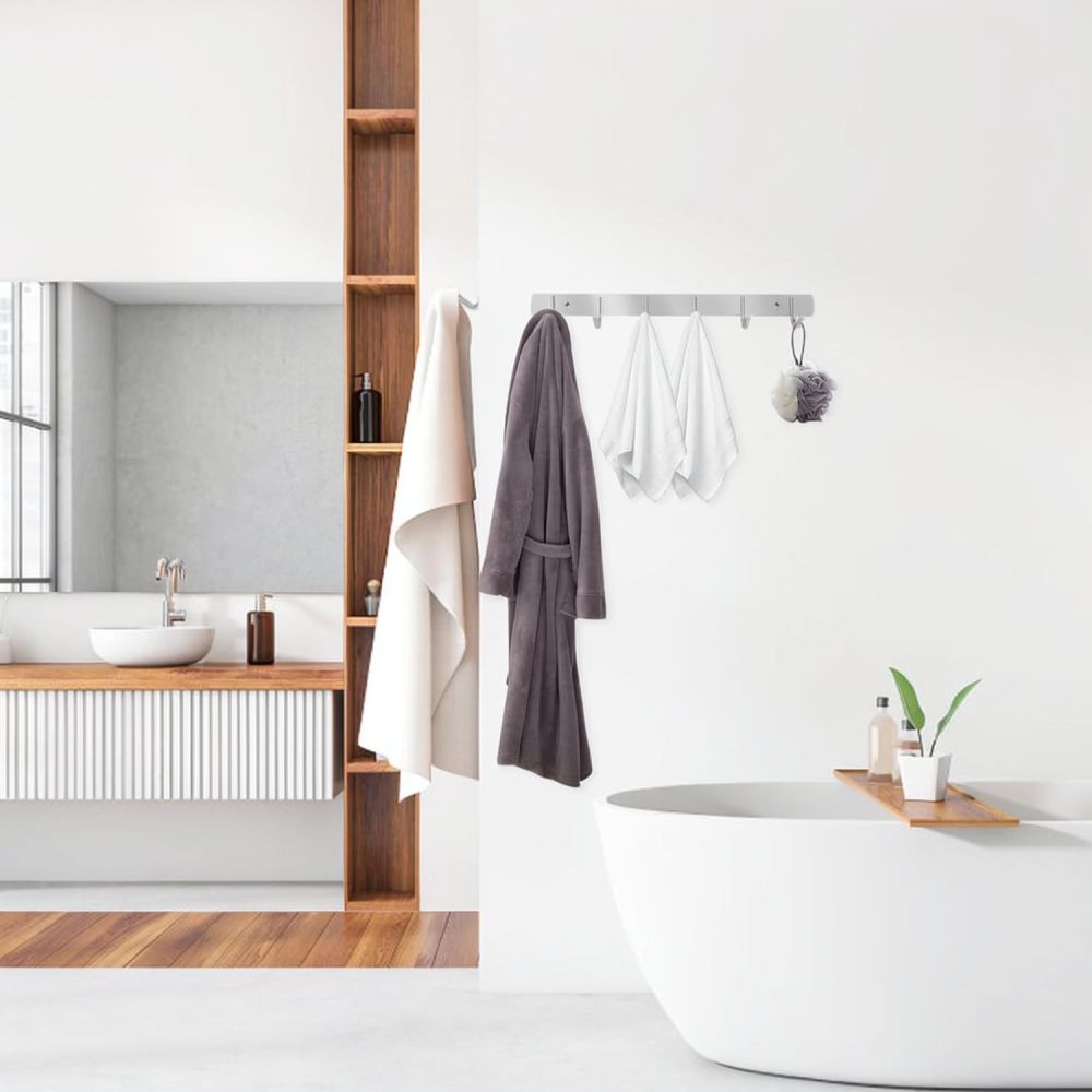 Práctico estante de acero inox - Home Bathroom Organizer reseña y precio