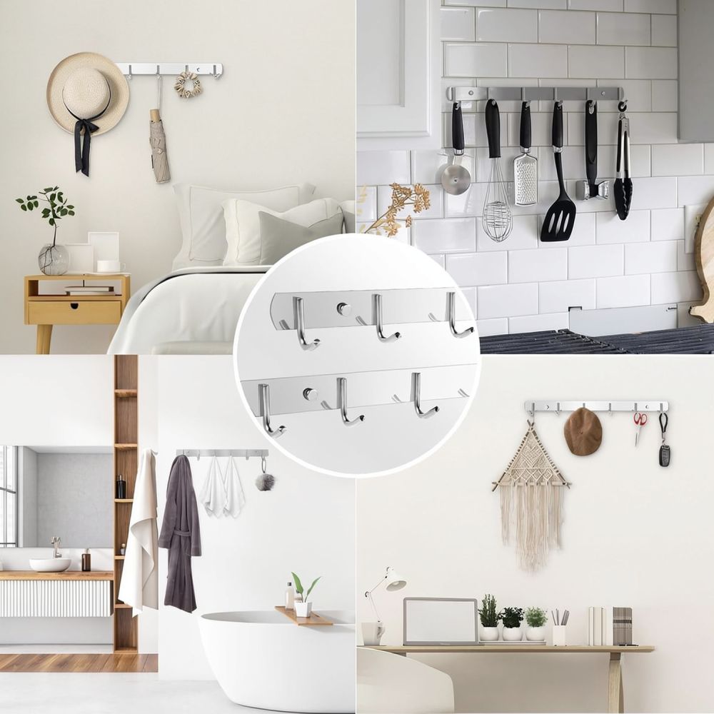 Práctico estante de acero inox - Home Bathroom Organizer reseña y precio