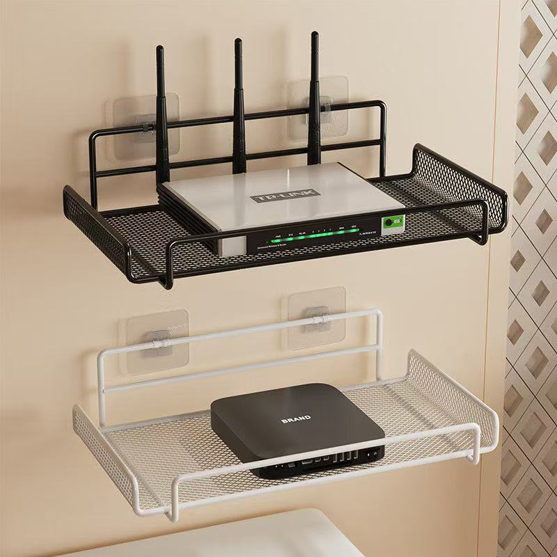 Estante de pared para router,  - Home Edit Bathroom Storage reseña y precio