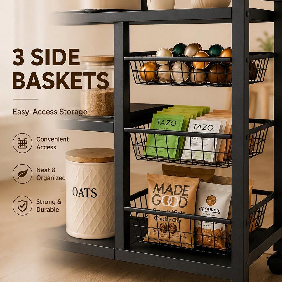1 unidad de estantería móvil p - Home Edit Bathroom Storage reseña y precio