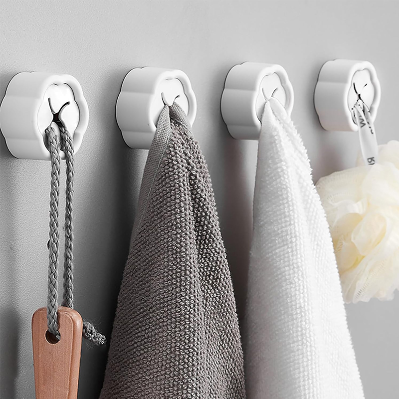 6 Ganchos Adhesivos para Toall - Home Edit Bathroom Storage reseña y precio