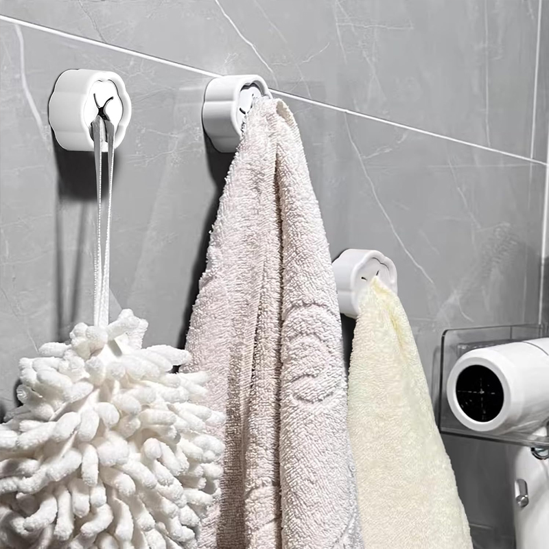 6 Ganchos Adhesivos para Toall - Home Edit Bathroom Storage reseña y precio