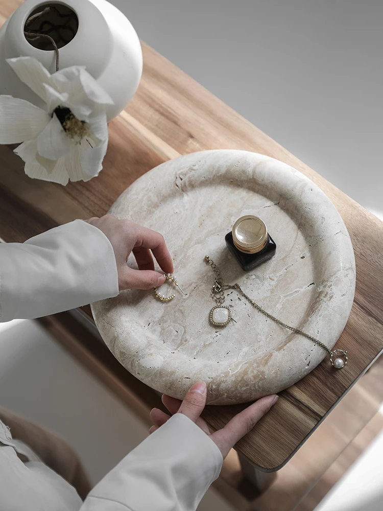 Bandeja de Servir de Travertin - Home Bathroom Trends reseña y precio