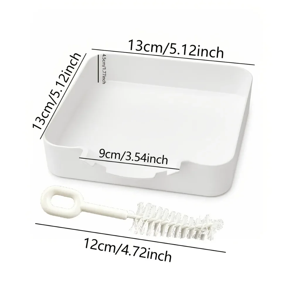 Base y cepillo universales par - Home Essentials Bathroom Storage reseña y precio