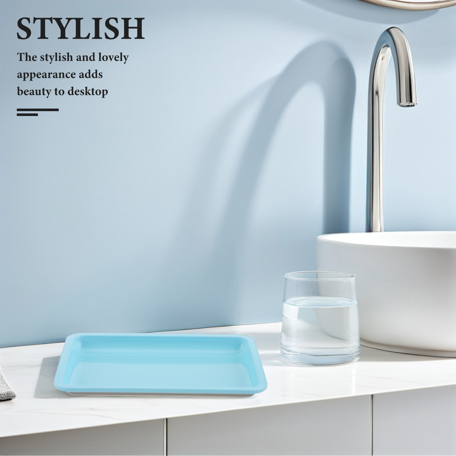 4 bandejas de acero inoxidable - Home Bathroom Organizer reseña y precio